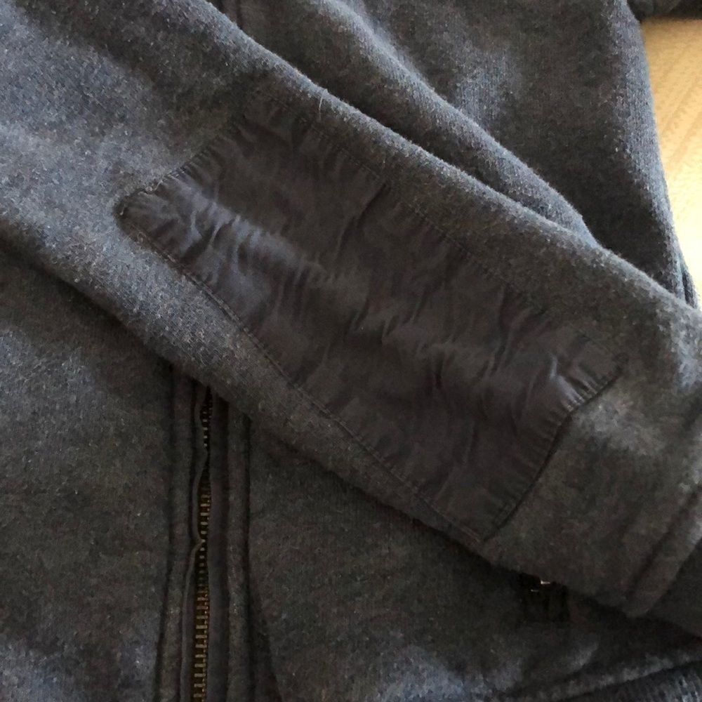 Vince Boys Blue Zip Up Hoodie - Picture 4 of 7